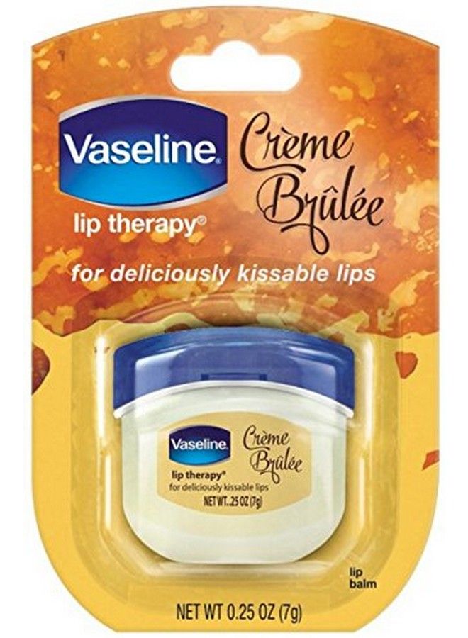 Vaseline Lip Therapy Lip Balm Creme Brulee 0.25 Oz (Pack Of 7) - Image 1