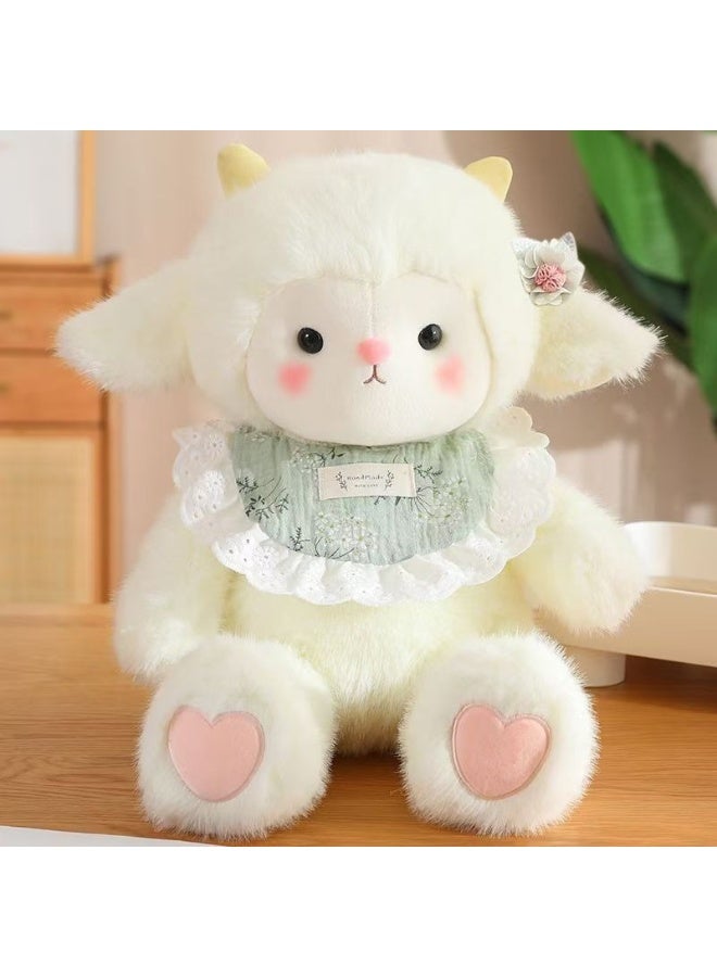 SISGL Snuggle Scarf Lamb Plush Toy Super Soft Stuffed Animal For Gifts Birthday Wedding Party Favors Soft And Cuddly Companion For Kids And Collectors - Image 1