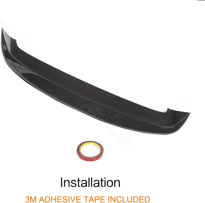 Wivplex Carbon Fiber Rear Roof Spoiler for VW Golf 7 GTI R - Image 4