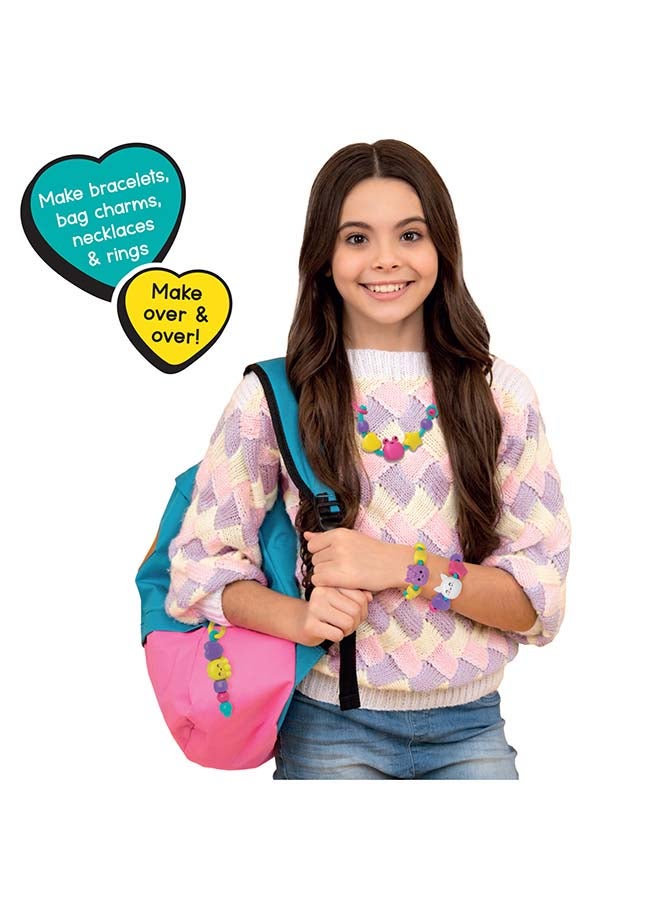 squishy So Squishy Style Studio – DIY Jewelry-Making Kit with Squishy Noodles, Beads & Charms for Girls (Age 6+) - Image 4