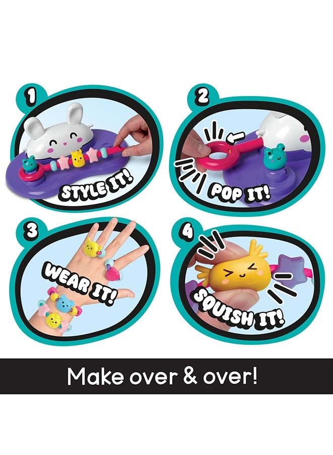 squishy So Squishy Style Studio – DIY Jewelry-Making Kit with Squishy Noodles, Beads & Charms for Girls (Age 6+) - Image 3