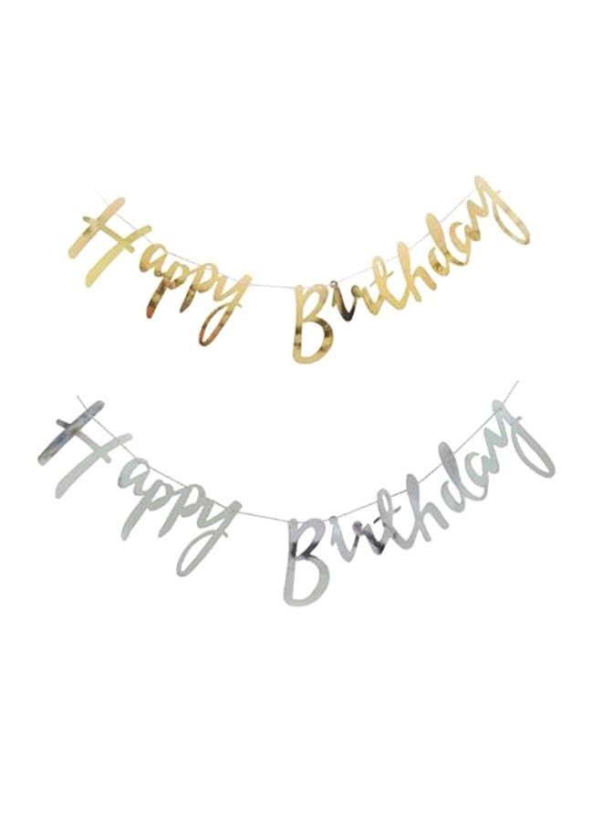 NIBEMINENT Happy Birthday Bunting Banner - Image 2