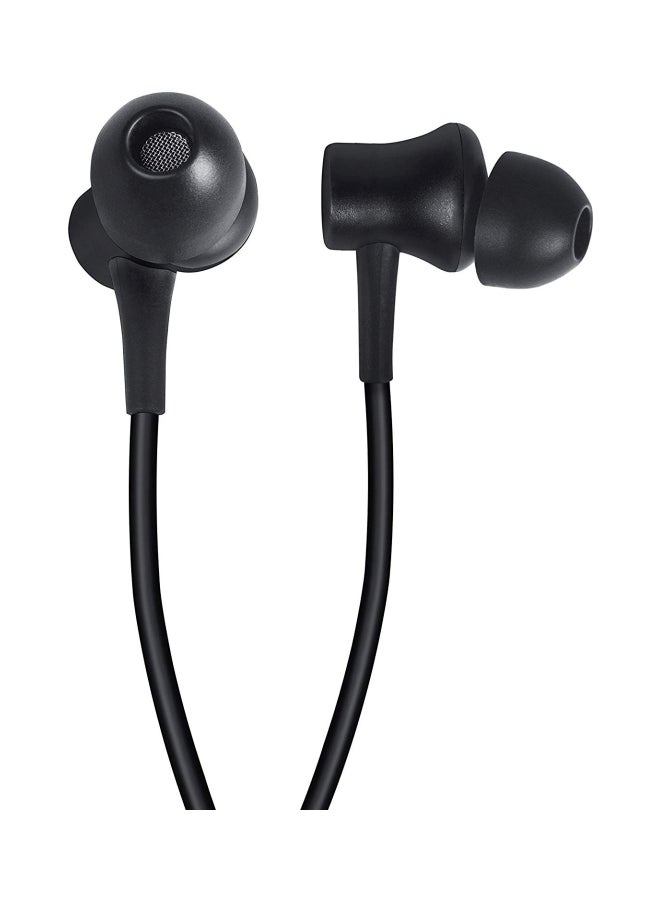 Xiaomi Wired In-Ear Earphones With Mic Matte Black - Image 2