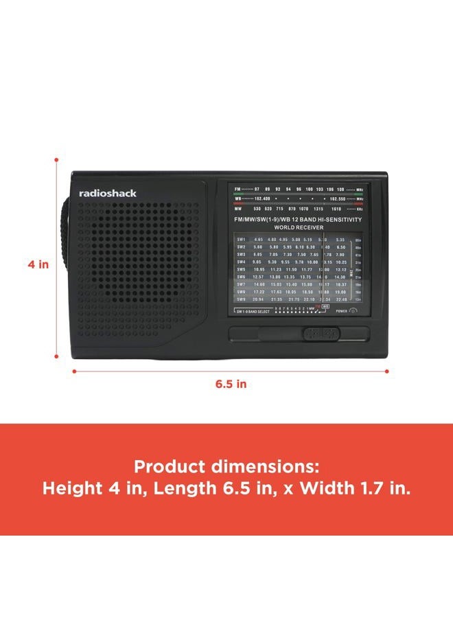 RadioShack Portable Multi-Band Radio with Weather Band 1202271 - Image 4