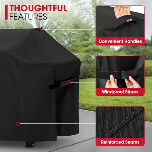 Unicook 52 Inch Grill Cover for Weber Spirit 200 and 300 Series, Gas BBQ Cover for Outdoor Grill, Heavy Duty Waterproof Fade Resistant, Compared to Weber 7106 - Image 5