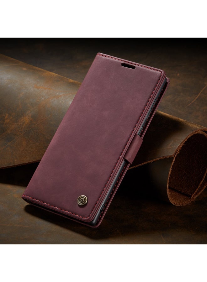 For Samsung For Apple Leather Case Drop-resistant Card Protection Multiple Models Available 