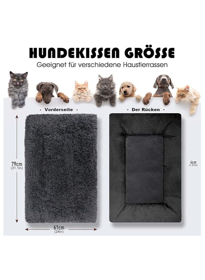 مورو مورو مرتبة كلب فرو في بلاستيك – سرير مريح للحيوانات الأليفة ناعم، دافئ، وغير قابل للانزلاق - Image 4