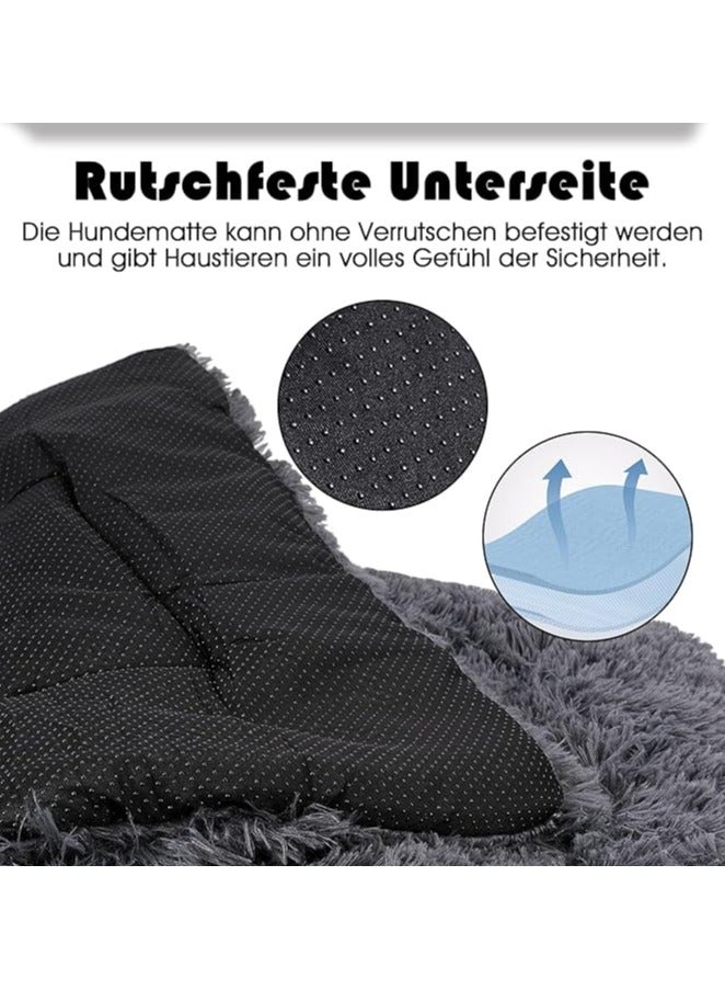 مورو مورو مرتبة كلب فرو في بلاستيك – سرير مريح للحيوانات الأليفة ناعم، دافئ، وغير قابل للانزلاق - Image 5