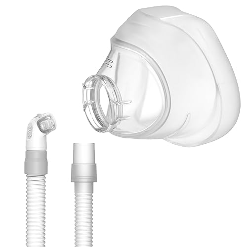 MEDICOLOR Cushion and Short Hose for N20 Small, Frame is Needed for Connect (NOT INCLUDED), Cushion with Tube Supplies, Soft and Full Air Seal, MEDICOLOR Supplied - Image 1