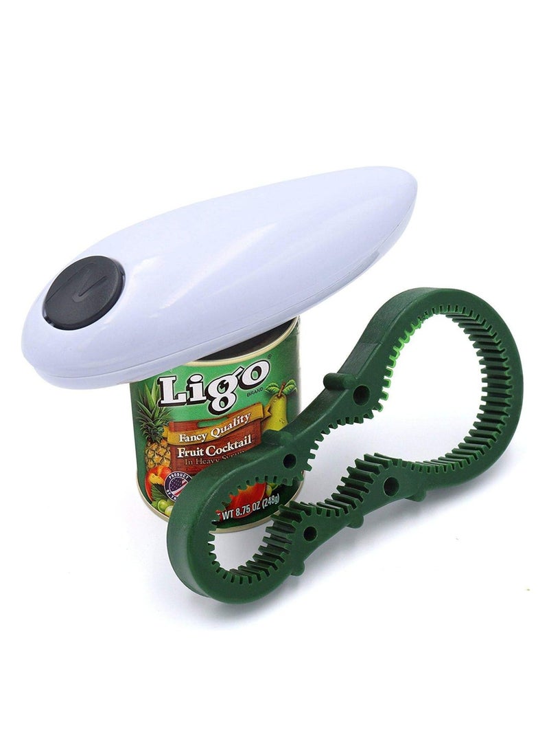 Bluejw Electric Can Opener With Manual Bottle Opener Professional Eight Character Multi-function Wine Bottle Opener Household Kitchen Useful Gadgets - Image 2