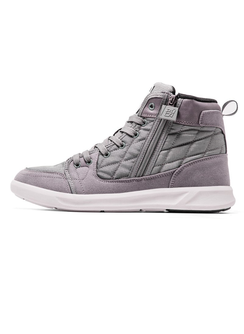 PUCA - PUCA Mens Shoes with Mesh | High Ankle Boots | Micro-Fibre Outer | Light Weight | Slip Resistant | Genesis Grey - Image 1