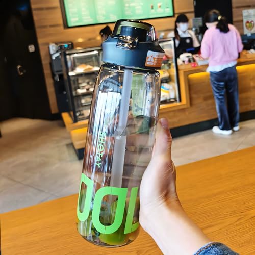 THE VENTI SHOTAY COOL Unbreakable Water Bottle with Sipper BPA Free Tritian, Leak-Proof Water Bottle Ideal for Office, Sports, School, Gym (Brown -820ML) - Image 3