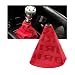 SHMZK Car Shift Boot Cover Fabric Shifter Lever Knob Boot Dustproof Cover with Stitch Manual Automatic Speed Shifter Boots Gear Gaiter for Most Vehicles Car Accessories Red - Image 2