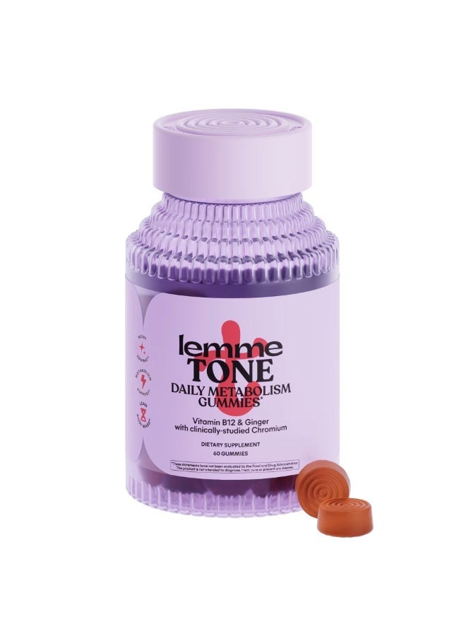 Lemme Tone, Daily Metabolism Gummies, Watermelon Apple, 60 Gummies - Image 1