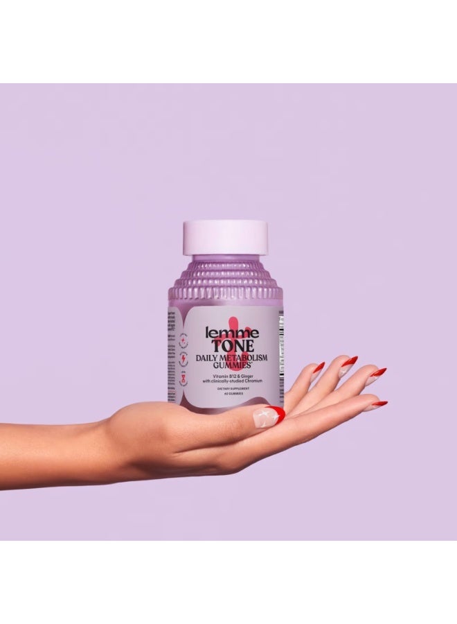 Lemme Tone, Daily Metabolism Gummies, Watermelon Apple, 60 Gummies - Image 2