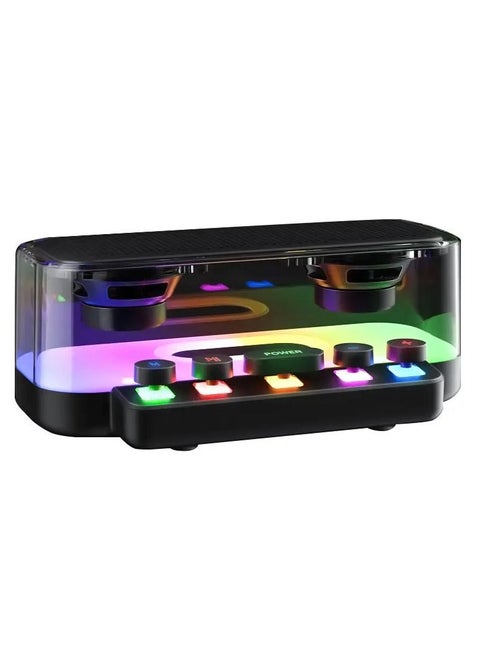 High Quality RGB Subwoofer Stereo Color Light PC Game Portable Speaker