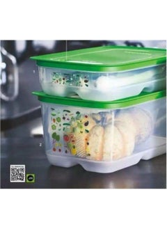 Tupperware Sera Series 4.4 L and 1.8 L 2-Piece Green Container  - Image 1