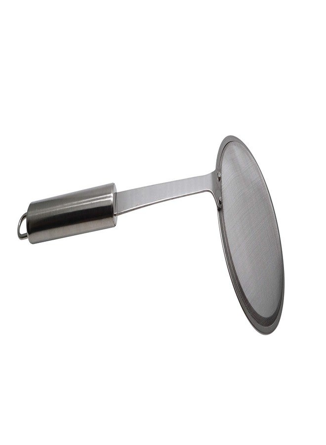 مغرفة EIKS ذات شبكة دقيقة (عبوتان) لإزالة الدهون والمرق والرغوة، بمقبض طوله 9 بوصات - Image 2