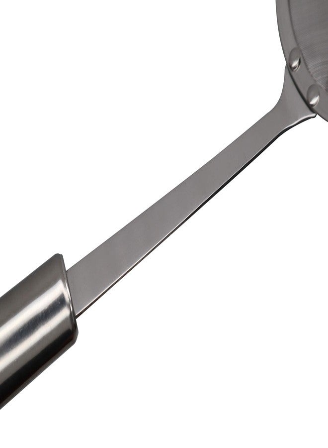 مغرفة EIKS ذات شبكة دقيقة (عبوتان) لإزالة الدهون والمرق والرغوة، بمقبض طوله 9 بوصات - Image 4