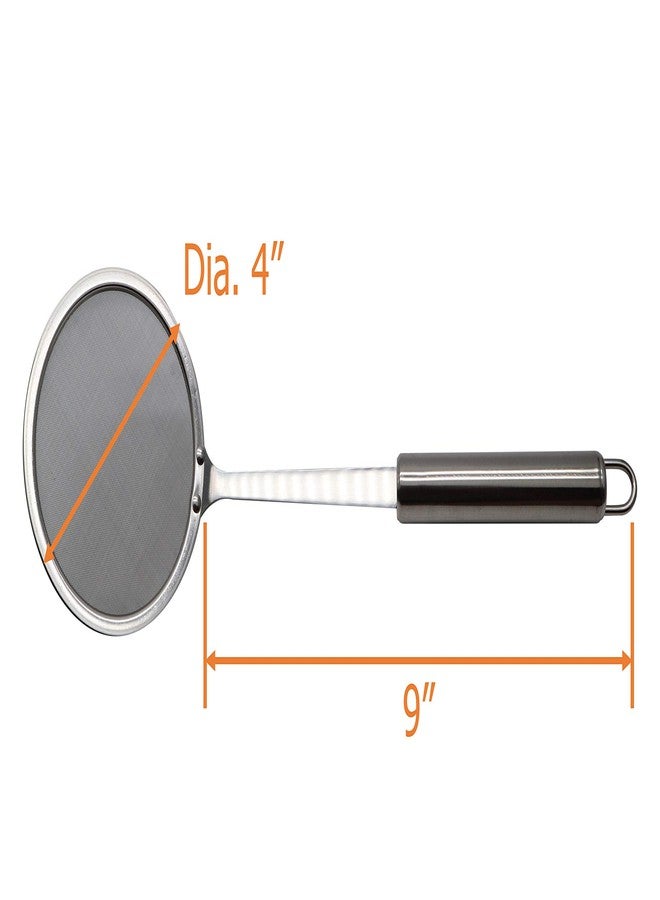 مغرفة EIKS ذات شبكة دقيقة (عبوتان) لإزالة الدهون والمرق والرغوة، بمقبض طوله 9 بوصات - Image 5