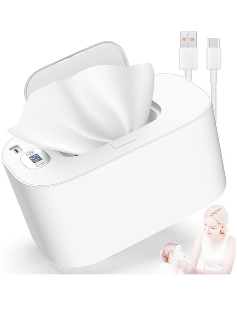 Wipes Warmer, Adjustable Wipes Warmer with Digital Display