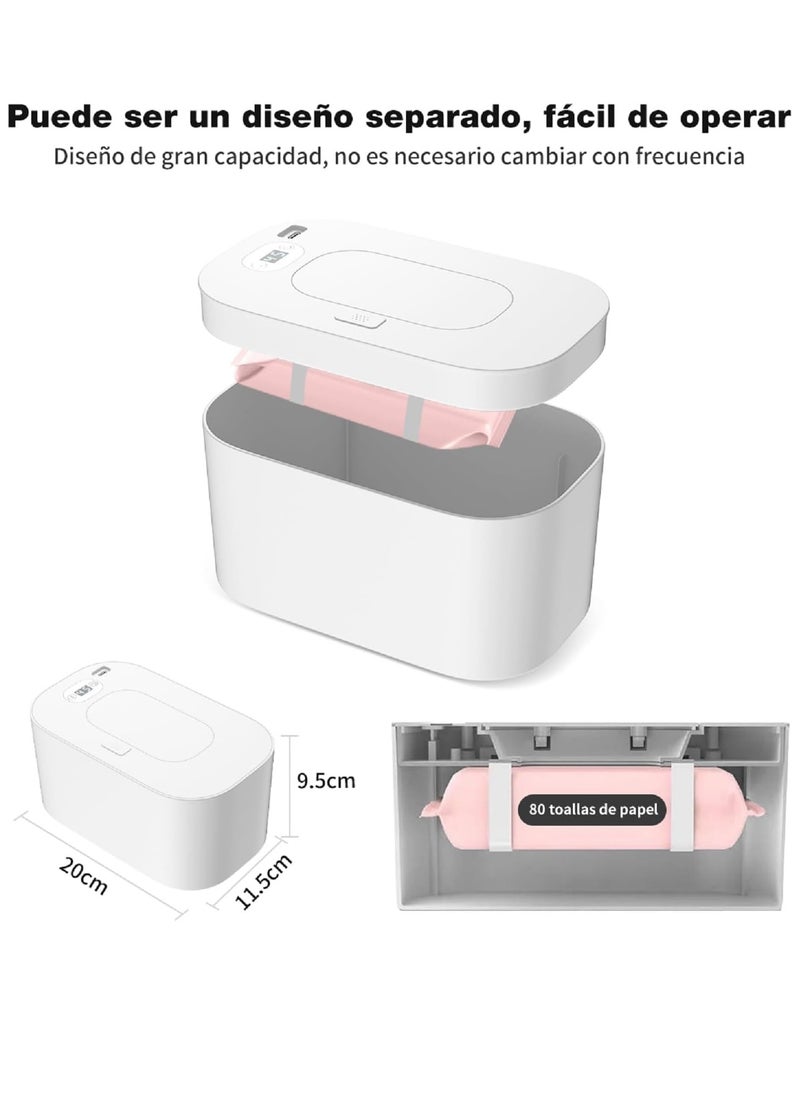 Wipes Warmer, Adjustable Wipes Warmer with Digital Display
