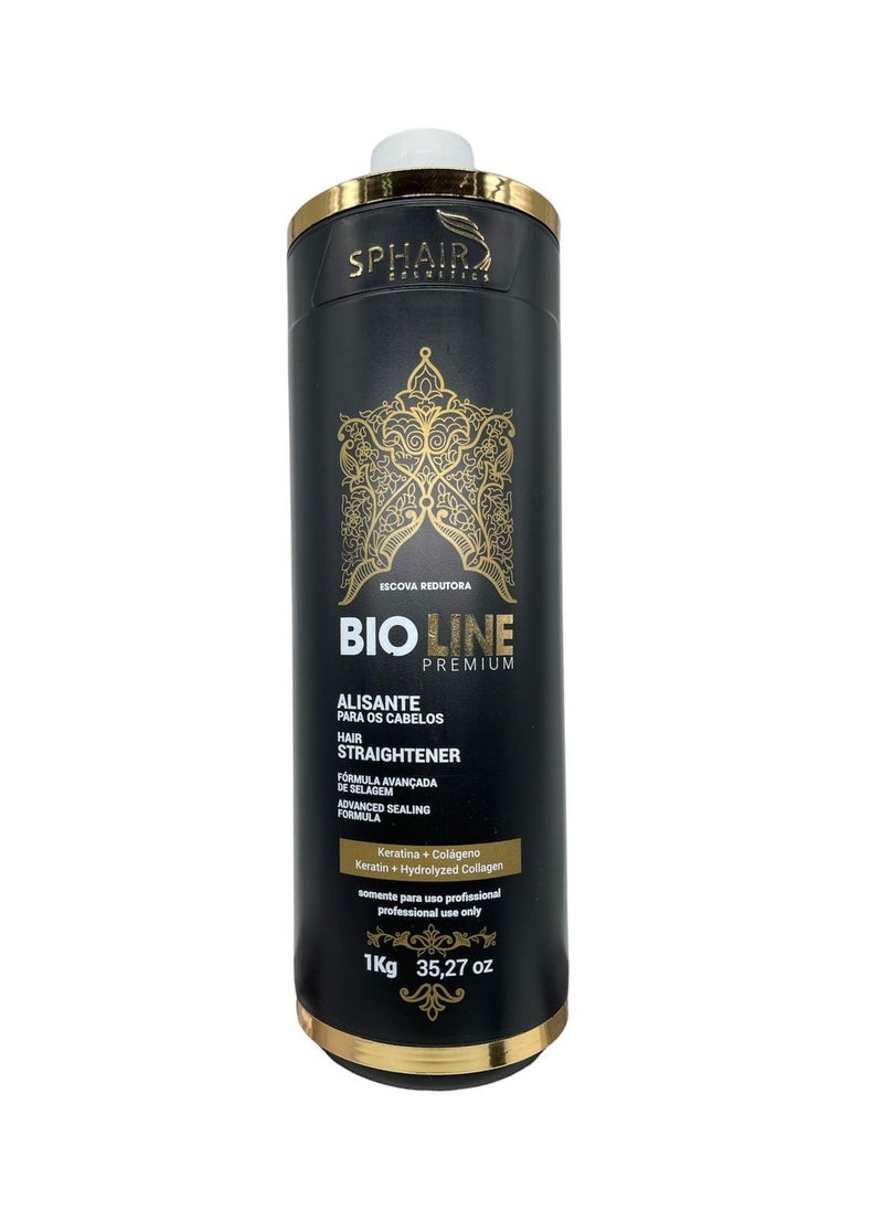 Sphair Cosmetics Bio line Premium Alisante Para Os Cabelos Hair Straightener1Kg 