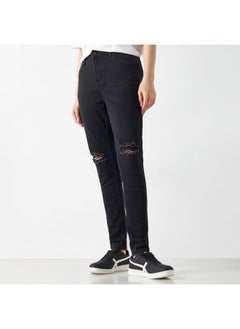 Lee Cooper Lee Cooper Super Skinny Fit Distressed Jeans  - Image 1