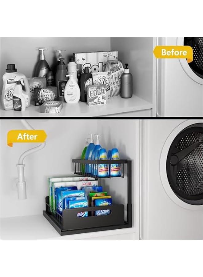 HOOKOR Under Sink Organizers and Storage, Under Sink Organizer, Kitchen Cabinet Organizer, Bathroom Cabinet Organizer, Under Kitchen Sink Organizers and Storage, Under the Sink Organizer - Image 4