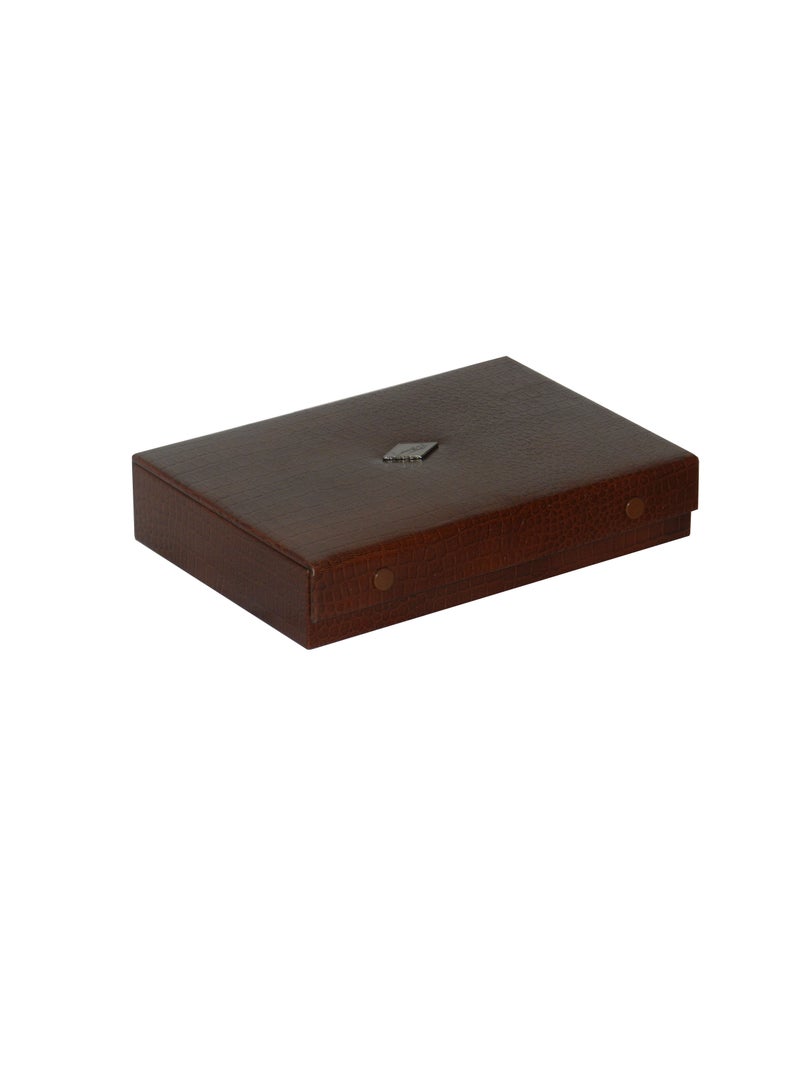 LAVERI LEATHER Laveri Jewellery Box Ring Necklace Earring Bracelet Storage Box Leather Multifunction Jewelry Organizer Box  - Image 5