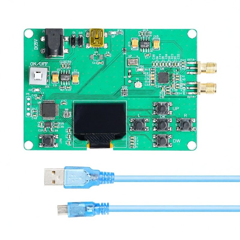 RF Generator Module Dot Swept Frequency Amplitude Adjustable 0.5PPM Radio Frequency Signal Source Circuit Board SMA Output Interface - Image 1