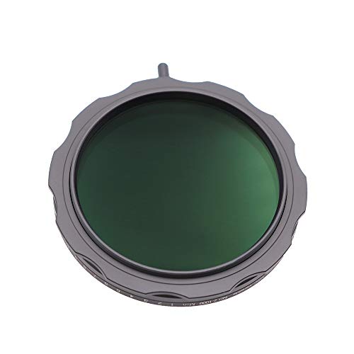 JONGSUN 77mm Variable ND Filter, S-Pro MRC 16 Layers Nano Coatings, More Than 10 Stop ND2-ND1000 Stepless Adjustment Graduated, Lens Cloth Kit,Camera Neutral Density Filter - Image 4