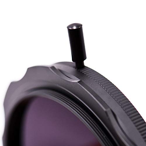 JONGSUN 77mm Variable ND Filter, S-Pro MRC 16 Layers Nano Coatings, More Than 10 Stop ND2-ND1000 Stepless Adjustment Graduated, Lens Cloth Kit,Camera Neutral Density Filter - Image 3