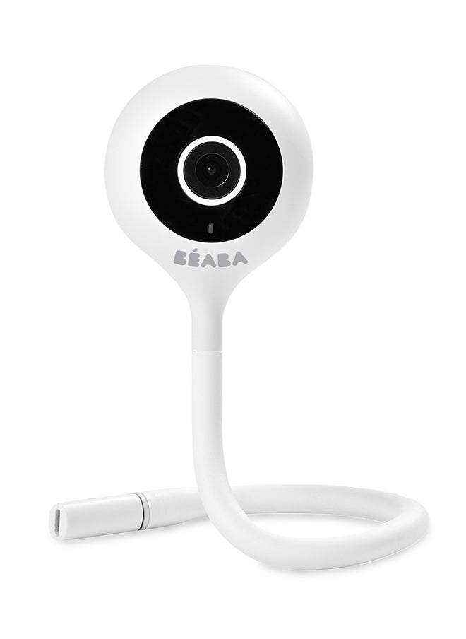 BEABA Zen Connect Smart Wi-Fi Baby Video Monitor – White  - Image 1