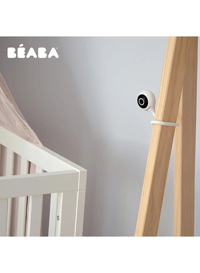 BEABA Zen Connect Smart Wi-Fi Baby Video Monitor – White