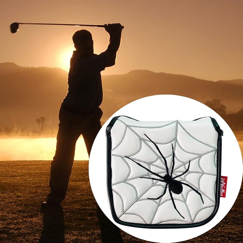 كلاراكو غطاء مضرب غولف مربع الشكل، مصنوع من جلد البولي يوريثان، غطاء رأس المضرب، إغلاق مغناطيسي - Image 2