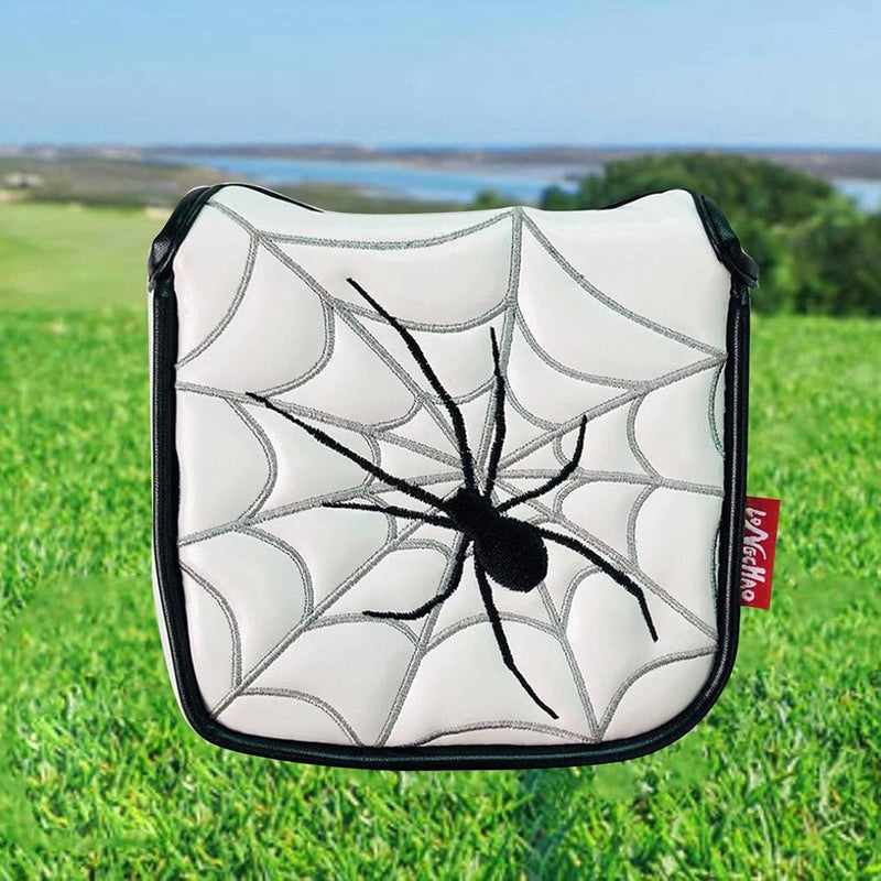 كلاراكو غطاء مضرب غولف مربع الشكل، مصنوع من جلد البولي يوريثان، غطاء رأس المضرب، إغلاق مغناطيسي - Image 5