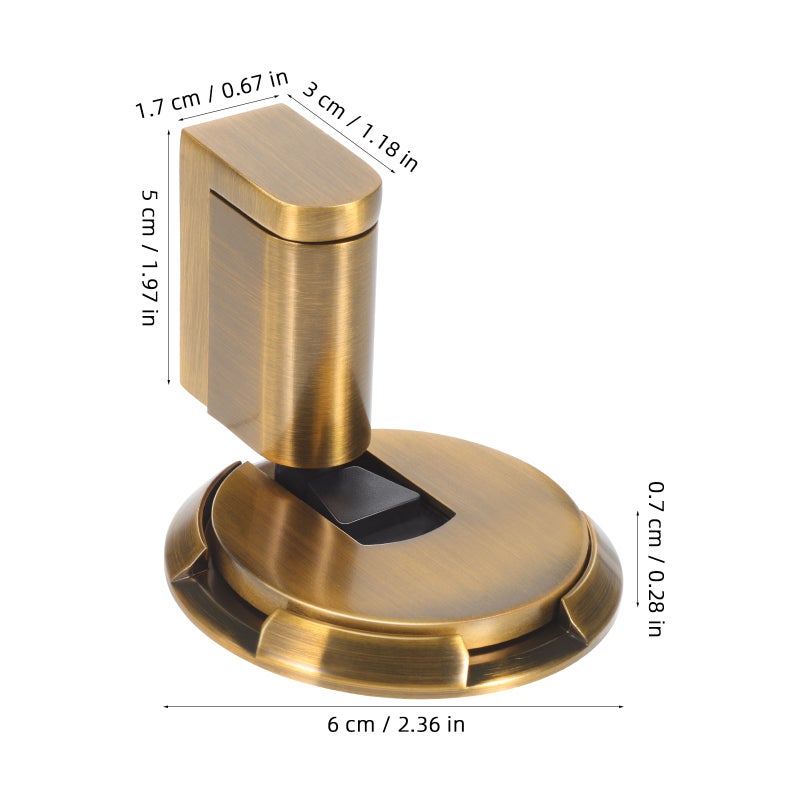 Mechanical Door Heavy Duty Windproof Exterior Door Stop No Drill Adhesive Gate Stop Wall Protector From Slamming - Image 3