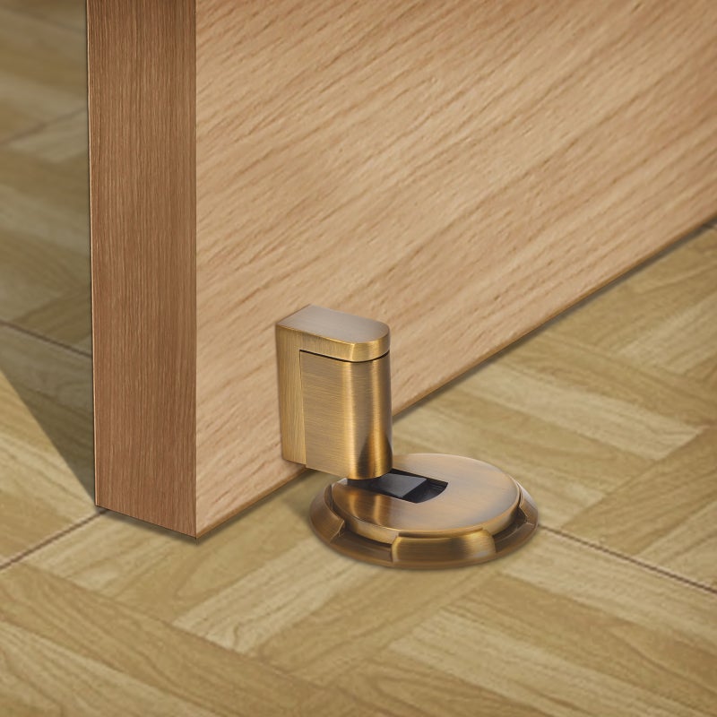 Mechanical Door Heavy Duty Windproof Exterior Door Stop No Drill Adhesive Gate Stop Wall Protector From Slamming - Image 5