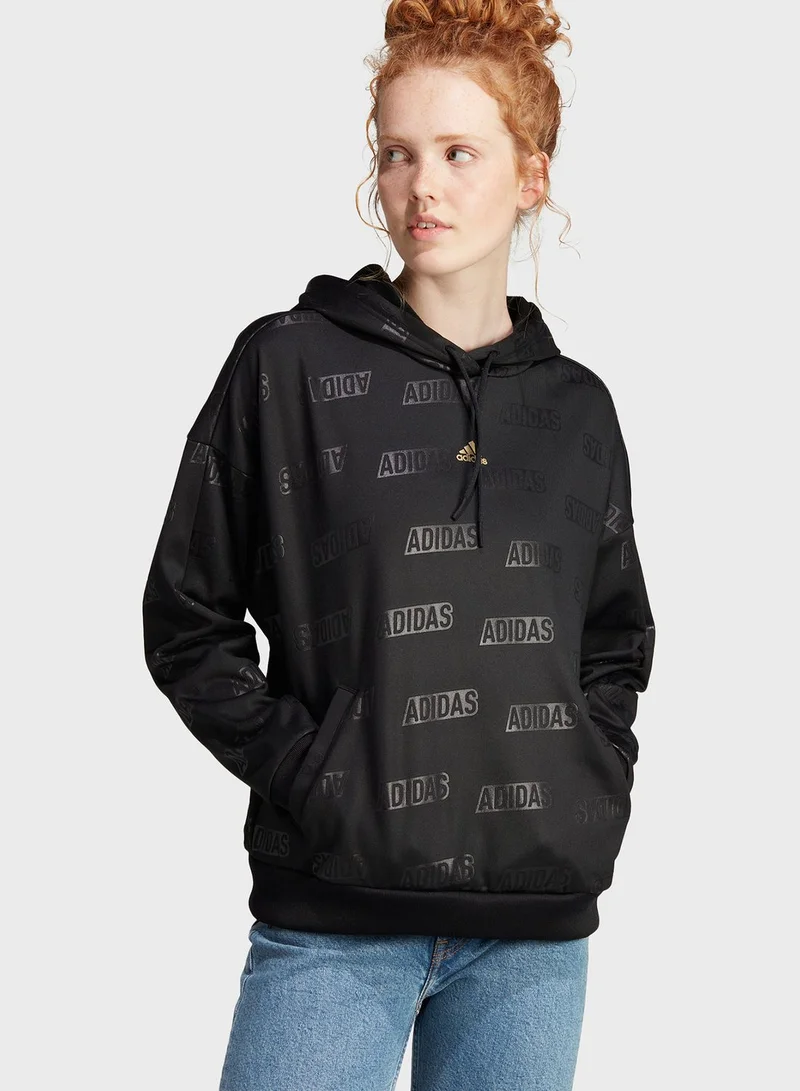 adidas هودي بلوف بربع سحاب