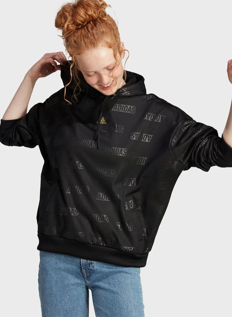adidas هودي بلوف بربع سحاب