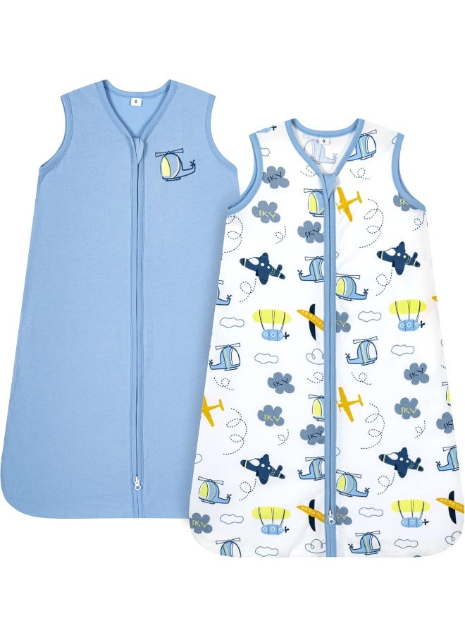 TILLYOU TILLYOU baby-boys Sleeveless Quilted Sleep Sacks  - Image 1