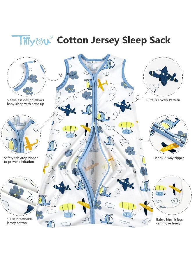 TILLYOU TILLYOU baby-boys Sleeveless Quilted Sleep Sacks  - Image 2