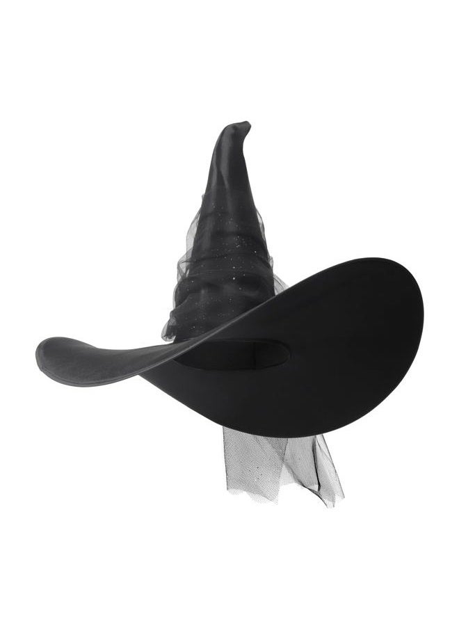 HOMELEX Halloween Women Witch Hat for Large Head Adult Costume Accessory Wicked Cosplay - Image 3