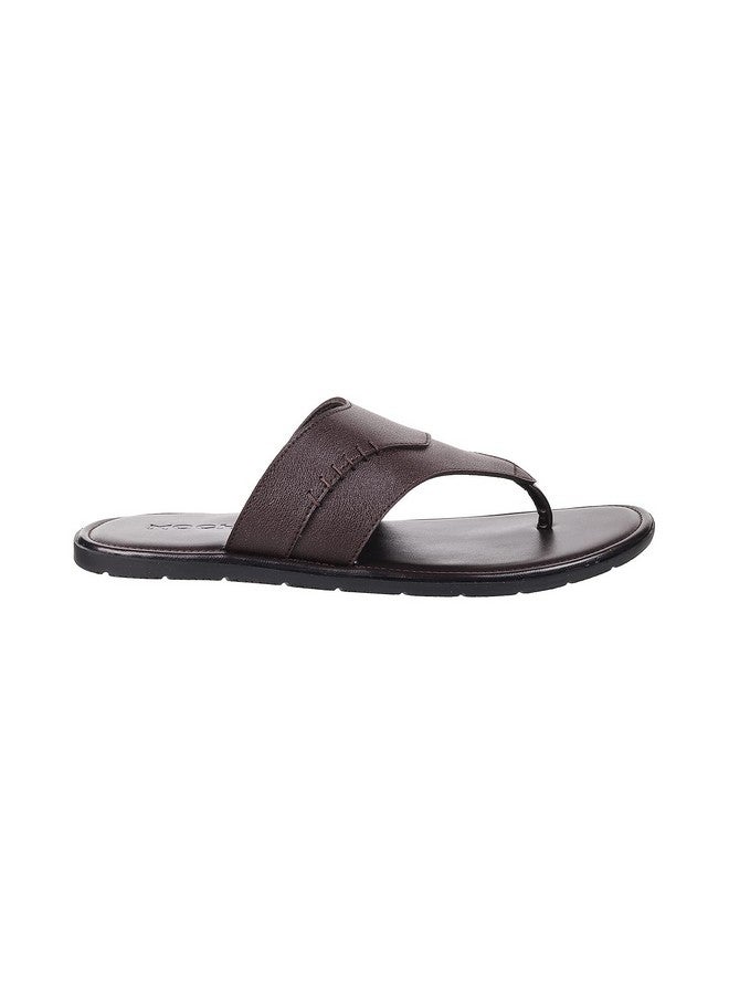 موتشي نعال موتشي الجلدية للرجال باللون البني (مقاس (10 المملكة المتحدة (44 الاتحاد الأوروبي)) - Image 2