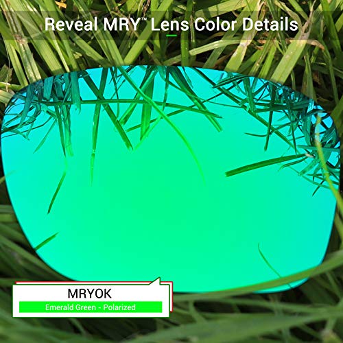 Mryok Polarized Replacement Lenses for Oakley Jupiter Squared OO9135 / Jupiter Carbon OO9220 - Emerald Green - Image 4
