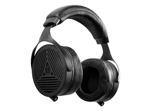 Monoprice Monolith M1070 Over Ear Open Back Planar Headphones Lightweight Padded Headband Plush and Removable Earpads 106mm Planar Driver 60 Ohms Black - Image 1