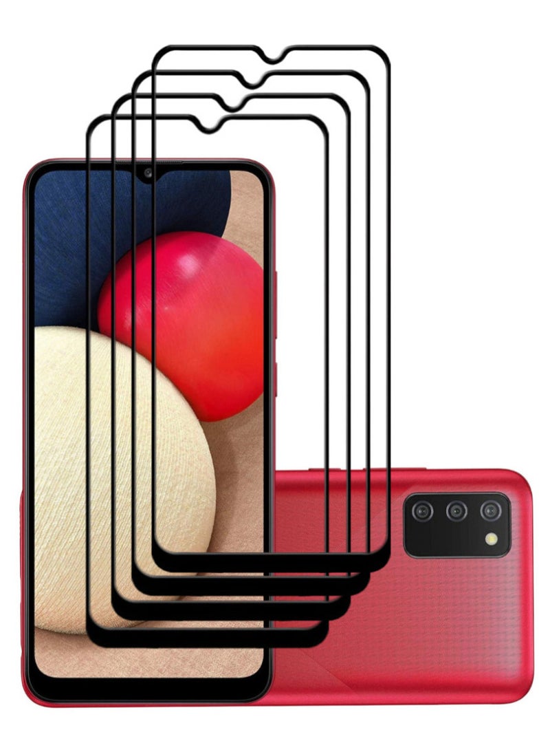 أكاليكس 4 قطع، جودة ممتازة، واقي شاشة لهاتف سامسونج جالاكسي A02s - Image 1