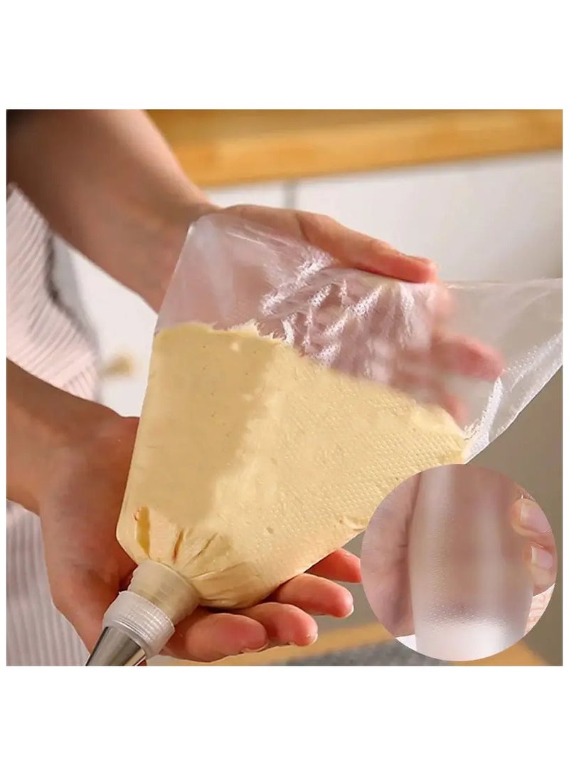 100pcs Disposable Piping Bags for Cake Decorating - Triangle Icing & Frosting Bags, Perfect for Cookies, Cupcakes & DIY Desserts, Kitchen & Restaurant Essentials  - Image 2