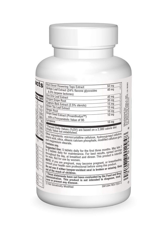 Source Naturals Prostaresponse Supports Prostate Function And Healthy Urine Flow 45 Tablets - Image 3